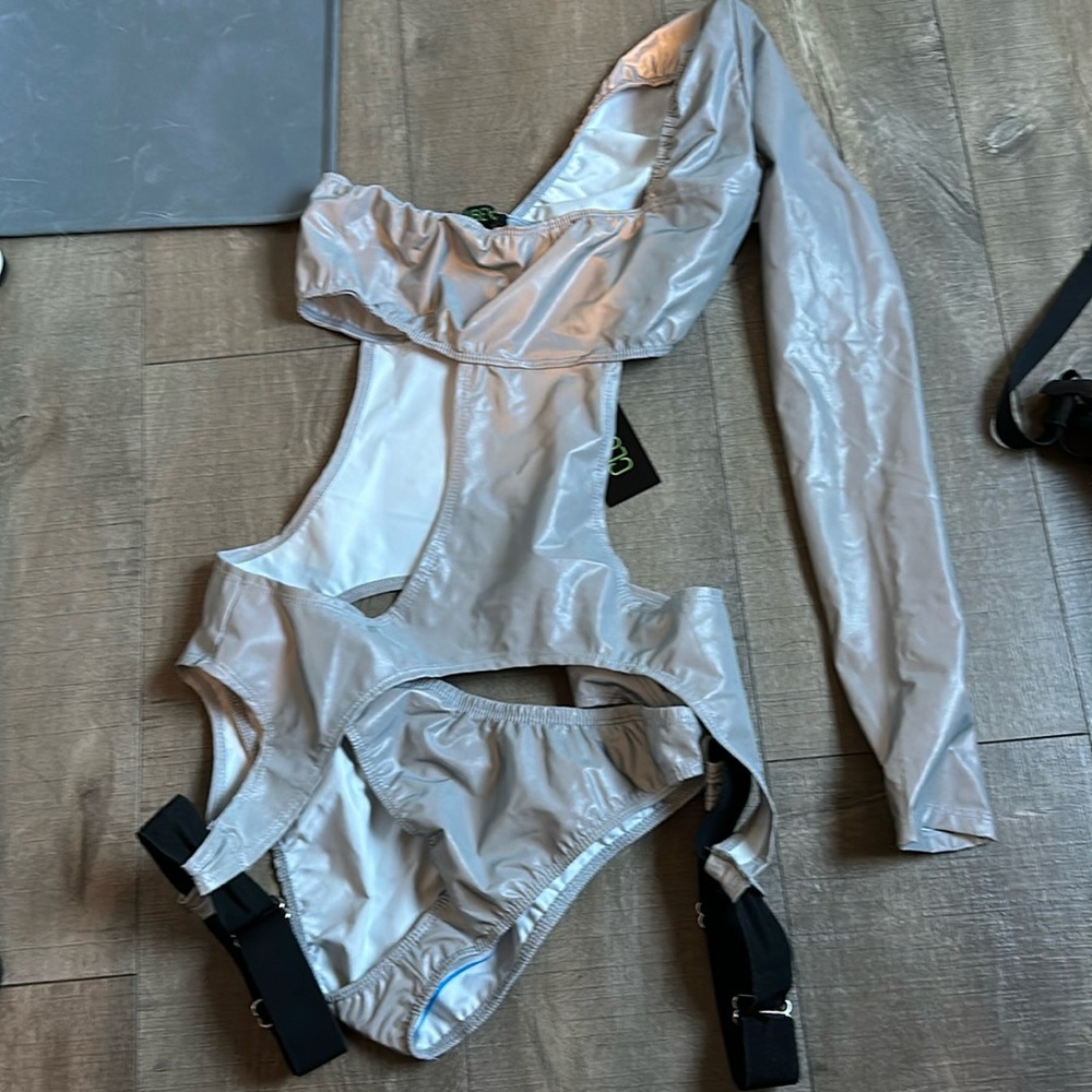 Club Exx Digital Inferno Reflective Bodysuit - M